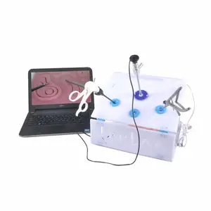 Instrumentos caixa de treinador laparoscópico, simulador de treinamento para cirurgia laparoscópica