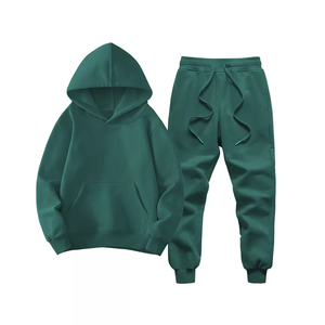 Jisen ชุดวอร์มเด็กผ้าฝ้ายมีฮู้ดชุดวอร์มแฟชั่นสำหรับเด็กผู้ชาย - Product Image 4