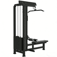 Máquina Multifuncional de Polea para Ejercicios de Tracción y Remo con Pila de Pesas Integrada para Gimnasio