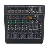 Console de mixage professionnelle 6 canaux 250W haute performance
