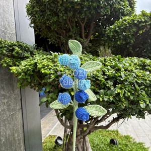 Flores <span class=keywords><strong>de</strong></span> Arándano Preservadas, Flores Realistas en Maceta <span class=keywords><strong>de</strong></span> Algodón, <span class=keywords><strong>Plantas</strong></span> en Maceta Hechas a Mano, Modernas y Acogedoras, Decoración Navideña - Product Image 3