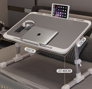 Escritorio Plegable con Altura Ajustable, Mesa de <span class=keywords><strong>Estudio</strong></span> Minimalista <span class=keywords><strong>para</strong></span> Dormitorio con Soporte de Altura Ajustable <span class=keywords><strong>para</strong></span> Estudiantes - Product Image 2