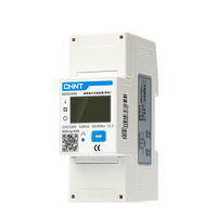 Chint Kunlun Series DDSU666 220V 0.25-0.5(80)A 2P Compteur d'énergie électronique avec rail de guidage