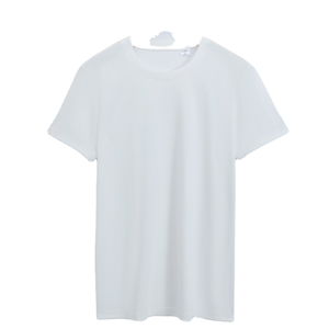 T-shirt pour homme en coton peigné doux à 100 %, motif lettres, coupe classique, col rond, style streetwear, respirant, confortable, à porter au quotidien - Product Image 1
