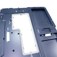 Placa de mano de aleación de aluminio mecanizada CNC, equipo Industrial, modelo de carcasa de Panel de computadora para probar y procesar