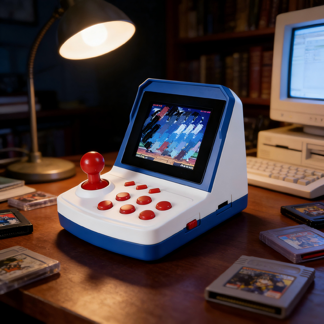 Premium Quality Gaming Console Retro Game Console Handheld Game Console with Double Rocker for Home Arcade Entertainment