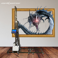 Affiche géante, impression sur toile, image d'art mural 3D, imprimante verticale
