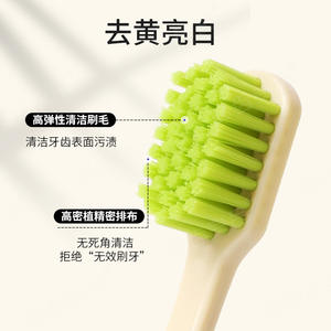 Cepillo de Dientes Haochi Liangpin de Cerdas Suaves con Diseño de Cabeza Ancha para Adultos y Estudiantes, Limpieza con Dopamina, Venta al por Mayor para Uso Doméstico - Product Image 2