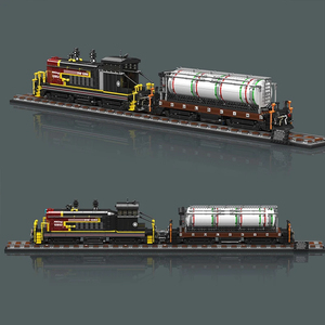 Mould King 12052 Technical Train Toys The SW1200 Diesel Locomotive Building <b>Block</b> RC Locomotive Model Brick Kid Christmas Gift - Product Image 6