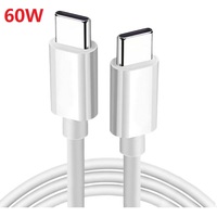 Câble de données USB-C N33 PD 60W, câble de charge rapide USB-C vers USB pour iPhone et Samsung