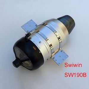 เครื่องยนต์เจ็ท SWIWIN Thrust 19 กก. รุ่น RC Jet Engine Turbojet SW190B สำหรับเครื่องบินบังคับวิทยุ/โดรน/เรือ สำหรับอะไหล่เครื่องบิน เครื่องกำเนิดไฟฟ้า 700 ℃ - Product Image 5