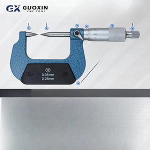 Strumento di misurazione a doppio micrometro a punta da 0 - 125mm pinza digitale strumento di misurazione ad alta precisione - Product Image 2