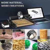 Kit de Router CNC de Escritorio 4540 con Husillo de 500W, Máquina de Grabado y Fresado de 3 Ejes para Acrílico, Plástico, Manualidades, Taller en Casa