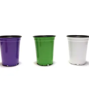 80 to 210mm Top Diameter Antioxidant Plastic Colour Round Flowerpot, Seeding Pot and plant pot