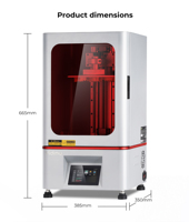 Impresora 3D de Resina LCD de Escritorio, Precio al por Mayor, 10.1 Pulgadas, 14K, Alta Velocidad 60mm/h, Impresora UV para Odontología