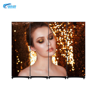 Affichage d'affiches LED d'intérieur Écran publicitaire portable P2.5mm HD 3840Hz WiFi mobile USB Affichage d'affiches LED