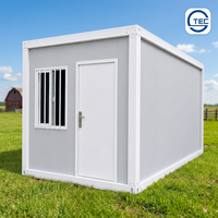 Conteneur de 20 pieds pour abri de ferme et stockage d'aliments, pratique, isolé, imperméable, respirant, coupe-vent, design moderne, en kit