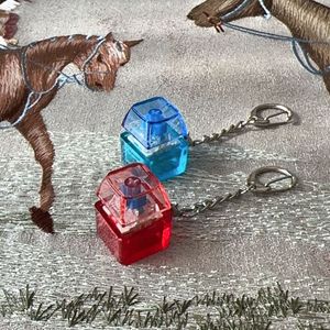 Móc khóa giải nén Độ thấm cao xuyên biên giới Bàn phím cơ học véo ngón tay âm nhạc nhàm chán sản phẩm nhựa chìa khóa - Product Image 2