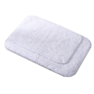 <span class=keywords><strong>Tapis</strong></span> <span class=keywords><strong>de</strong></span> <span class=keywords><strong>salle</strong></span> <span class=keywords><strong>de</strong></span> <span class=keywords><strong>bain</strong></span> hôtelier cinq étoiles à poils longs, en coton épais, antidérapant, absorbant, avec bord brodé, tissage uni, pour entrée - Product Image 5