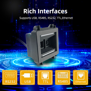 Lonvill được xây dựng trong ống kính kép đường dài nhúng mã QR mã quét mã vạch mô-đun - Product Image 6