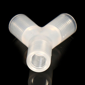 用于医疗设备的高透明1/4-28UNF内螺纹Y连接器 - Product Image 2