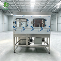 Ligne de production de remplissage d'eau en bouteille avec système PLC intelligent à faible consommation d'énergie pour eau brute non gazeuse