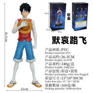 3 modèles de figurines <span class=keywords><strong>Zoro</strong></span> de 28,5 cm, figurine d'anime Sanji, figurine d'action Coaply, figurine en PVC Luffy, jouets de modèle de jeu - Product Image 5