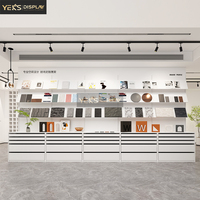 Armoire de présentation moderne à tiroirs combinés avec cadre métallique de bonne qualité pour mosaïque, marbre, carrelage stratifié horizontal/vertical