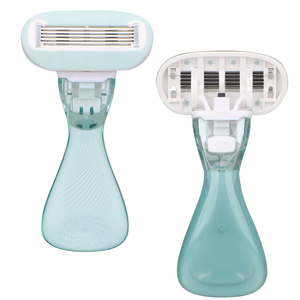 Beş bıçak tasarımı ile Mini kadın jilet, vücut epilasyon ve bakım için yağlayıcı şerit bayan tıraş aracı - Product Image 2