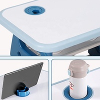 Table et bureau d'étude ergonomique pour enfants avec rangement Kindertafel En Stoelenset Ensemble de bureau pour enfants avec chaise pour salle de jeux