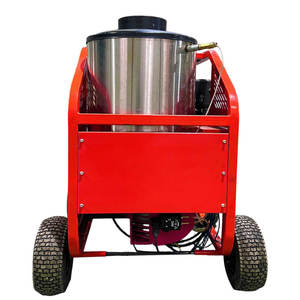 Nettoyeur haute pression à eau chaude, <span class=keywords><strong>moteur</strong></span> à <span class=keywords><strong>essence</strong></span>, idéal pour les machines agricoles, les flottes de véhicules, le nettoyage des véhicules - Product Image 2