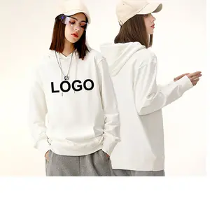 Layar hoodie kustom yang andal dan murah pakaian jalanan cetak berat tinggi