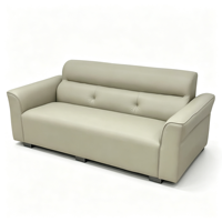 Canapé convertible moderne en cuir à base de ressorts en bois massif, résistant aux griffures de chat, carré, réglable, 1 à 4 places, imperméable et extensible pour appartement