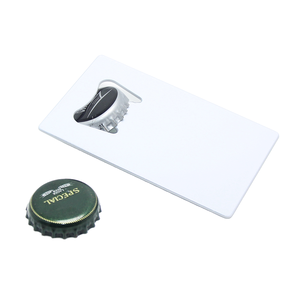 ที่เปิดขวดและกระป๋องเบียร์แบบการ์ดเครดิต ทำจากโลหะผสมสังกะสี ยี่ห้อ AGECUP เป็นมิตรต่อสิ่งแวดล้อม พร้อมพิมพ์ลายด้วยความร้อน - Product Image 1