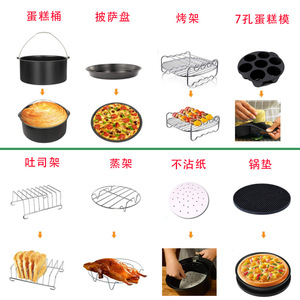 Moule à gâteau à fond amovible 7 pouces, rond, en métal, réutilisable pour la préparation de gâteaux - Product Image 3