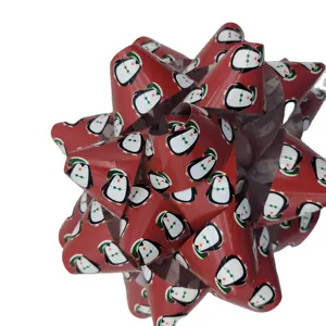 Праздничные подарочные упаковочные рождественские подарочные банты с индивидуальным цветом