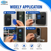 OEM Custom Logo Rewritable 13.56KHz Waterproof ABS RFID Key Fob Proximity Token for Gate Security Door Access Control Supplier