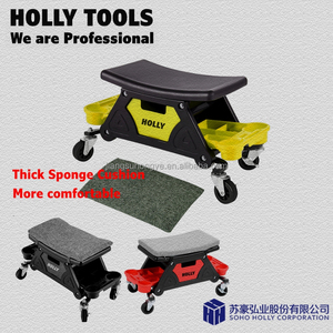 Equipo deportivo de motor, utilidad mecánica, taburete de garaje multifunción, enredadera rodante, asiento detallado, silla de almacenamiento para mecánico de coche - Product Image 5