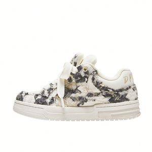 Zapatillas de estilo desgastado con plataforma, resistentes al desgaste, de caña baja, informales, unisex, para parejas - Product Image 2
