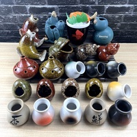 Plat de présentation en céramique Harmony pour sashimi, coupelles à glace sèche, petits pots, petits bocaux, garnitures pour plats, accessoires de photographie créatifs, style japonais