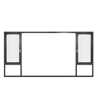 Ventanas de Aluminio de Alto Rendimiento EBON, Personalizadas, para Uso Residencial y Comercial