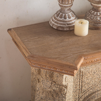 Table console d'entrée en bois de style européen américain vintage rétro pour le salon