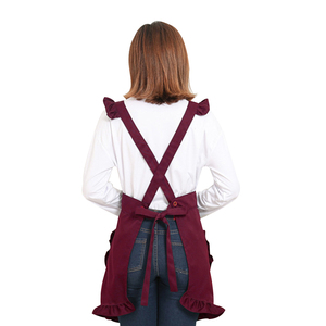 Grembiule da Cucina per Donna in Cotone 100% Stile Retrò con Volant Vintage all'Ingrosso - Product Image 2