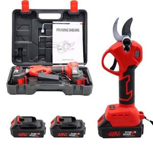 Power Shark 48V Electric Pruning Shears Stainless Steel Blade 35mm Max Cut Garden Tree Trimming Tool Red - Product Image 4