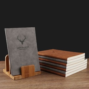 Tùy chỉnh logo công ty A5 B5 da cừu mềm da cảm thấy máy tính xách tay cuộc họp kinh doanh kỷ lục máy tính xách tay máy làm - Product Image 2