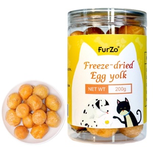 Vente en gros d'usine : Granulés de jaune d'œuf lyophilisé d'origine, jaune d'œuf de caille pour chats et chiens, 100% jaune d'œuf pur, friandises riches en protéines - Product Image 5