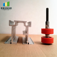Chariot à double rouleau BG65 pour système de rail en aluminium de cloison mobile
