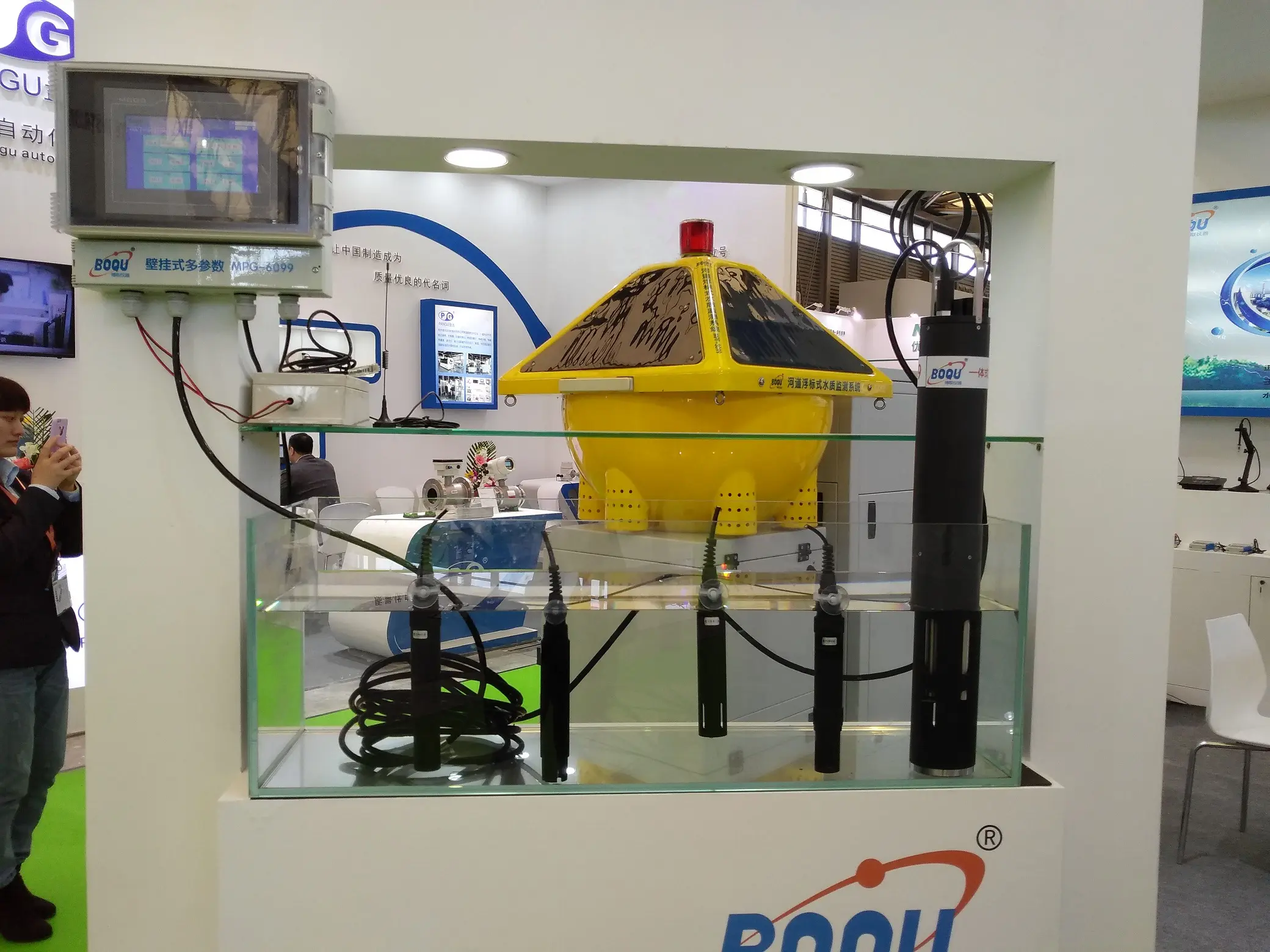 BOQU MPG-6099เครื่องวิเคราะห์ฟลูออไรด์ระบบการจ่ายยาไฮโดรโพนิกออนไลน์ Ph และ Ec เครื่องวัดระบบพารามิเตอร์หลายตัว