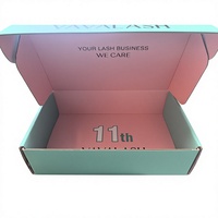 Boîtes en carton ondulé pliables imprimées sur mesure, échantillon gratuit, emballage couleur, boîte d'expédition en carton kraft, vente en gros