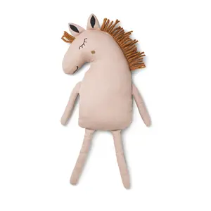 Muñeca de unicornio de peluche para niños y niñas, regalos de cumpleaños, muñecas para dormir con cama cómoda